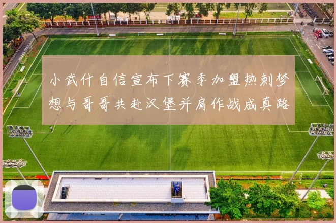 小武什自信宣布下赛季加盟热刺梦想与哥哥共赴汉堡并肩作战成真路